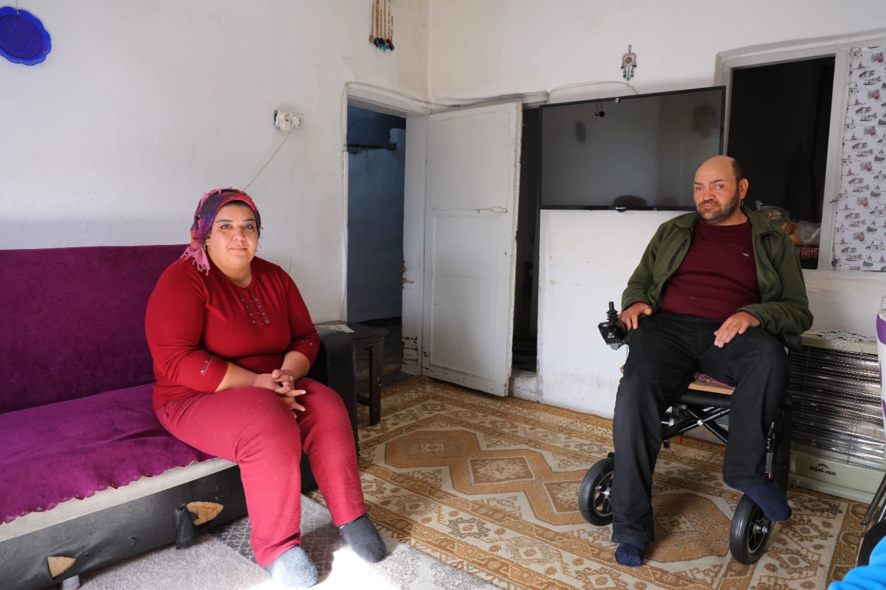 Kahramanmaraş’ta Engelli Çiftin Yaşam Mücadelesi Yürek Burktu (3)-3