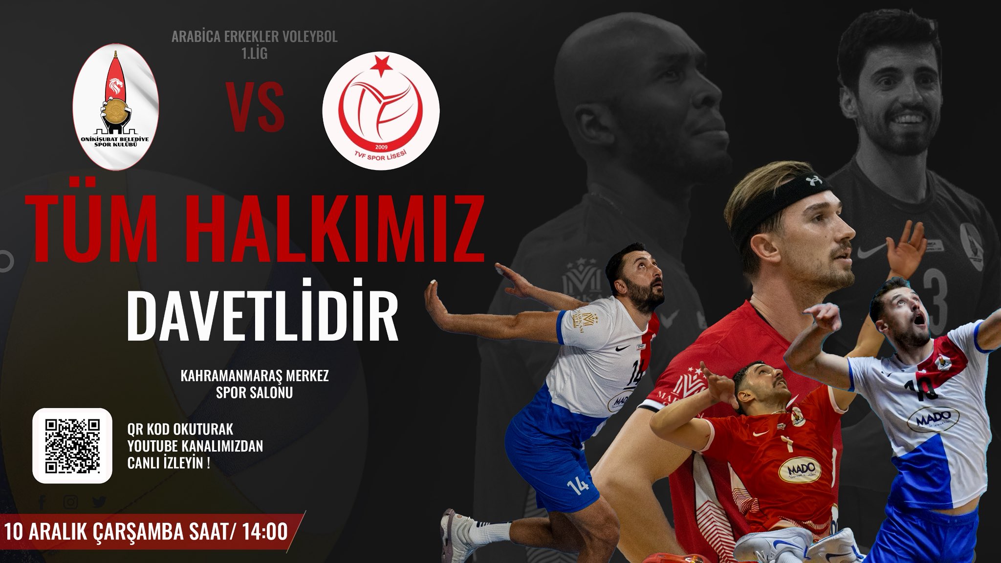 Onikişubat Belediyespor, Tvf Spor Lisesi’ni Ağırlıyor