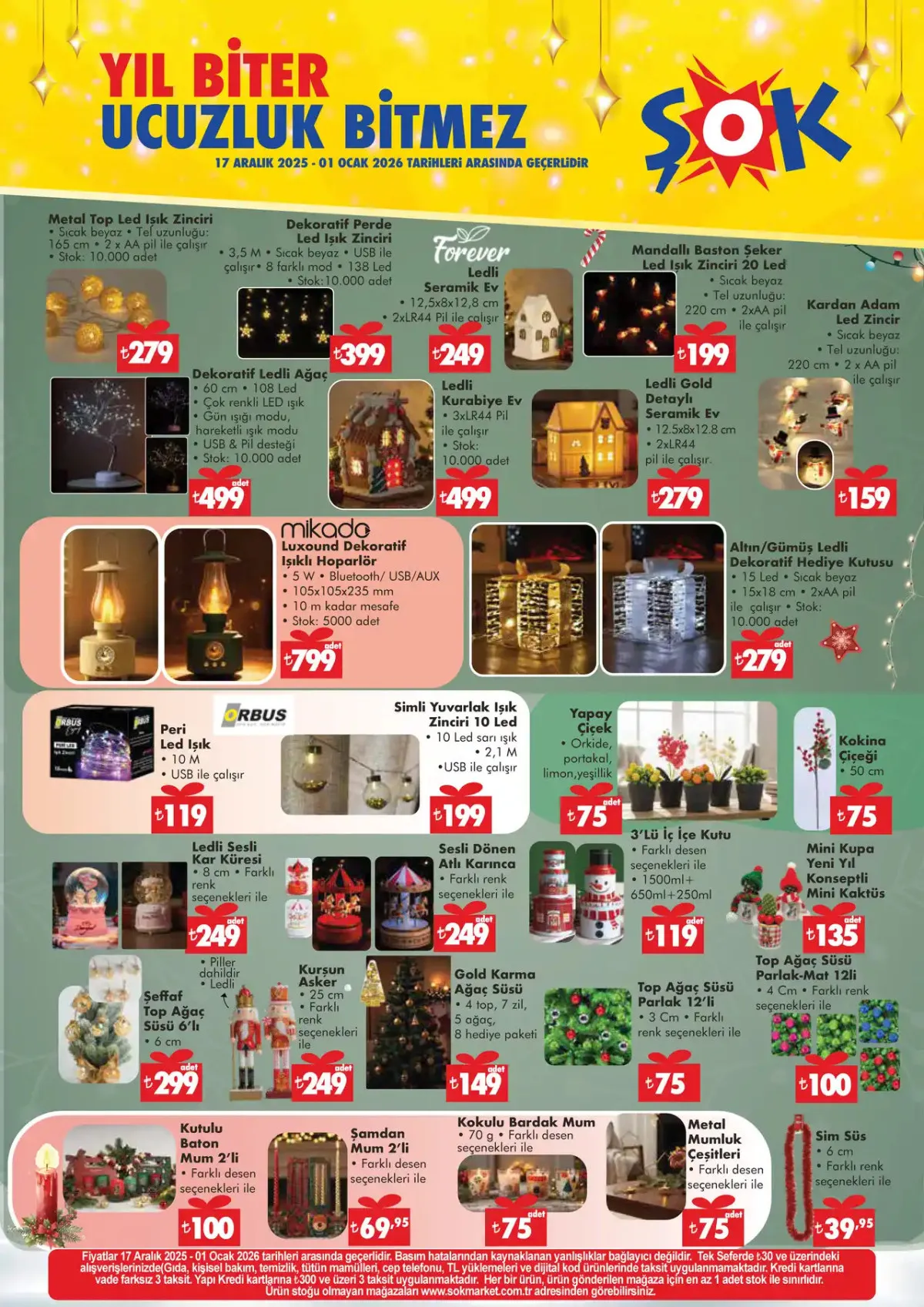 Şok Market Rafları Yılbaşı Ürünleriyle Dolu 17 Aralık Aktüel Kampanyası Başladı (2)