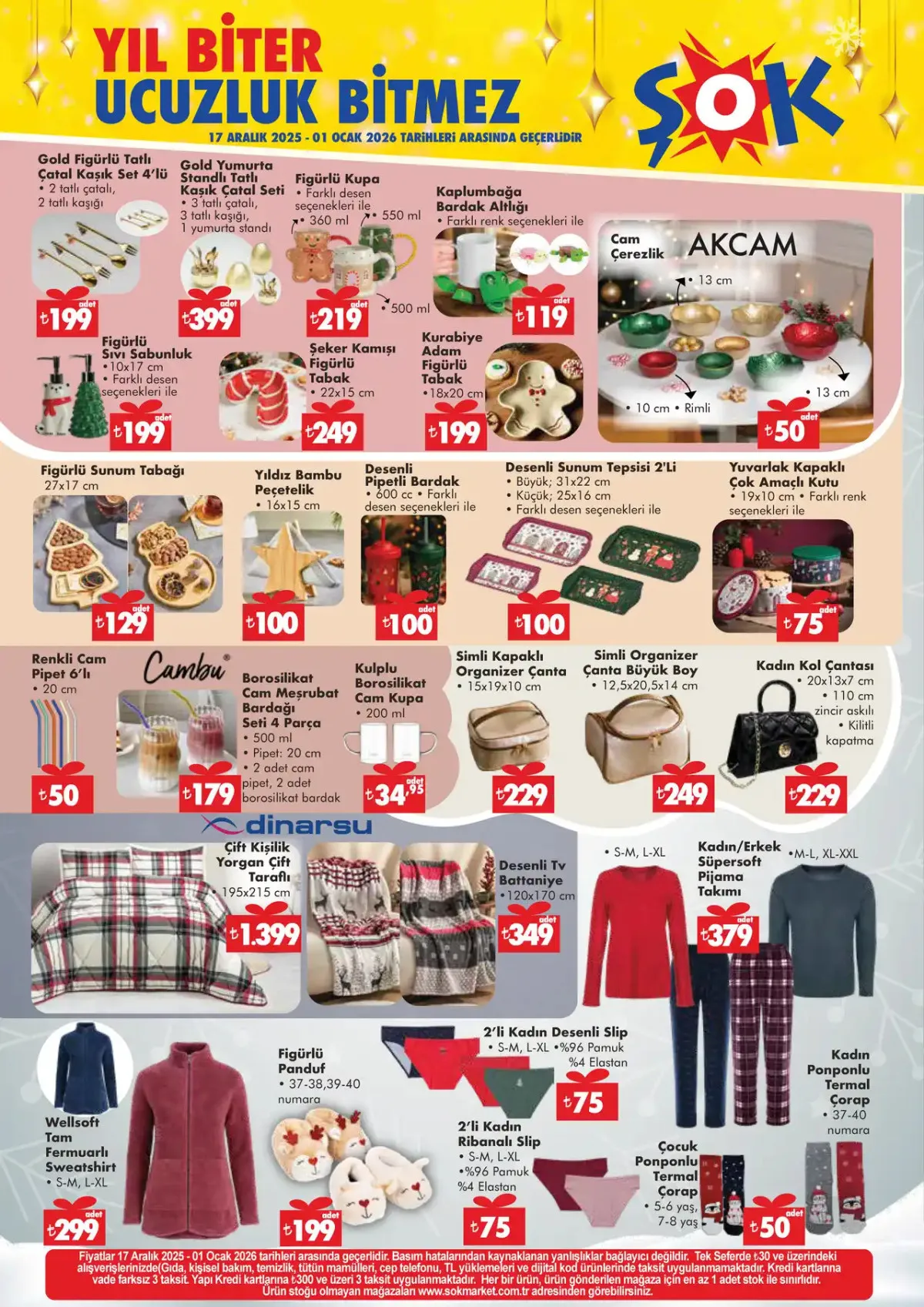 Şok Market Rafları Yılbaşı Ürünleriyle Dolu 17 Aralık Aktüel Kampanyası Başladı (3)