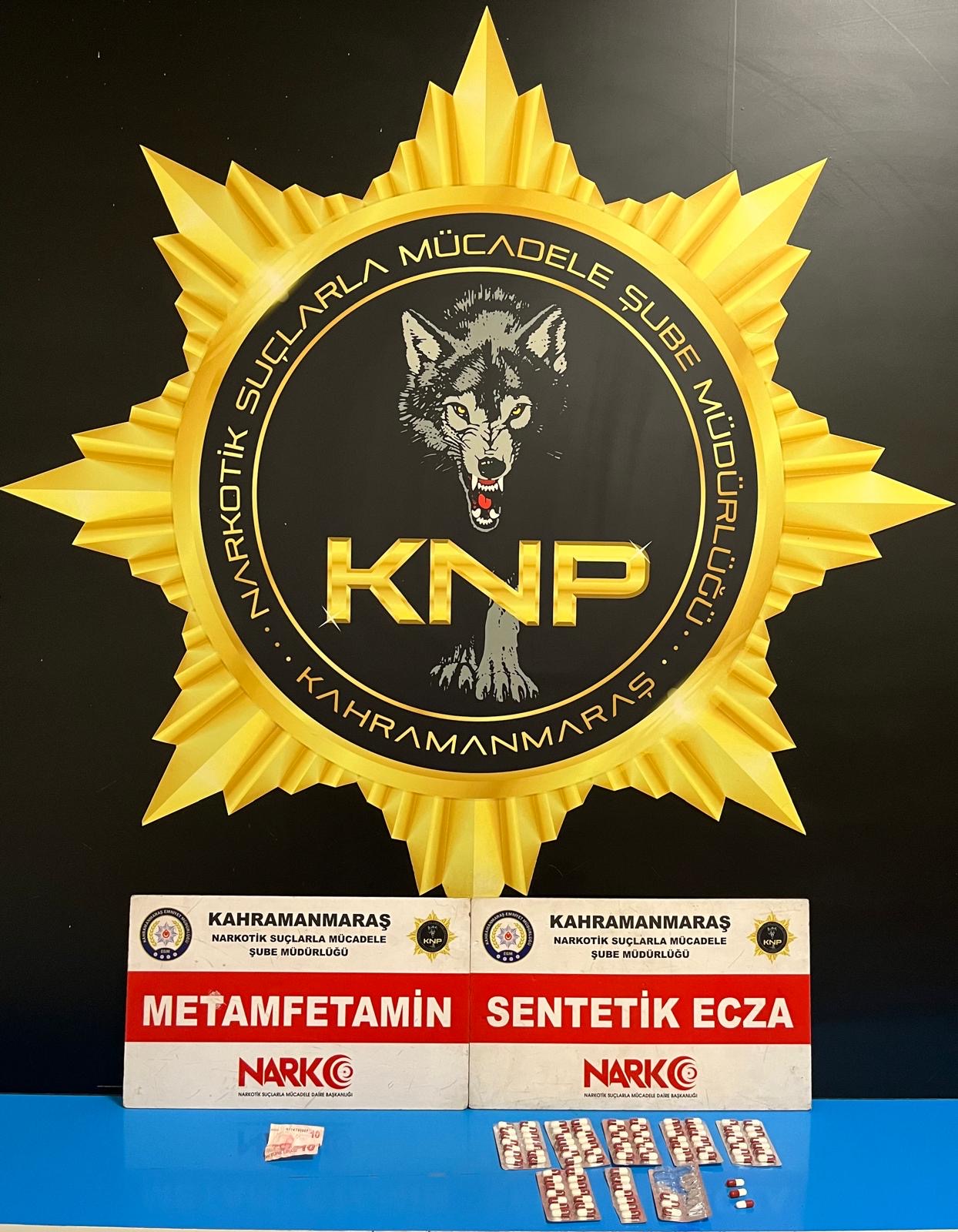 Kahramanmaraş’ta narkotik operasyonu: 5 bin Captagon hap ele geçirildi