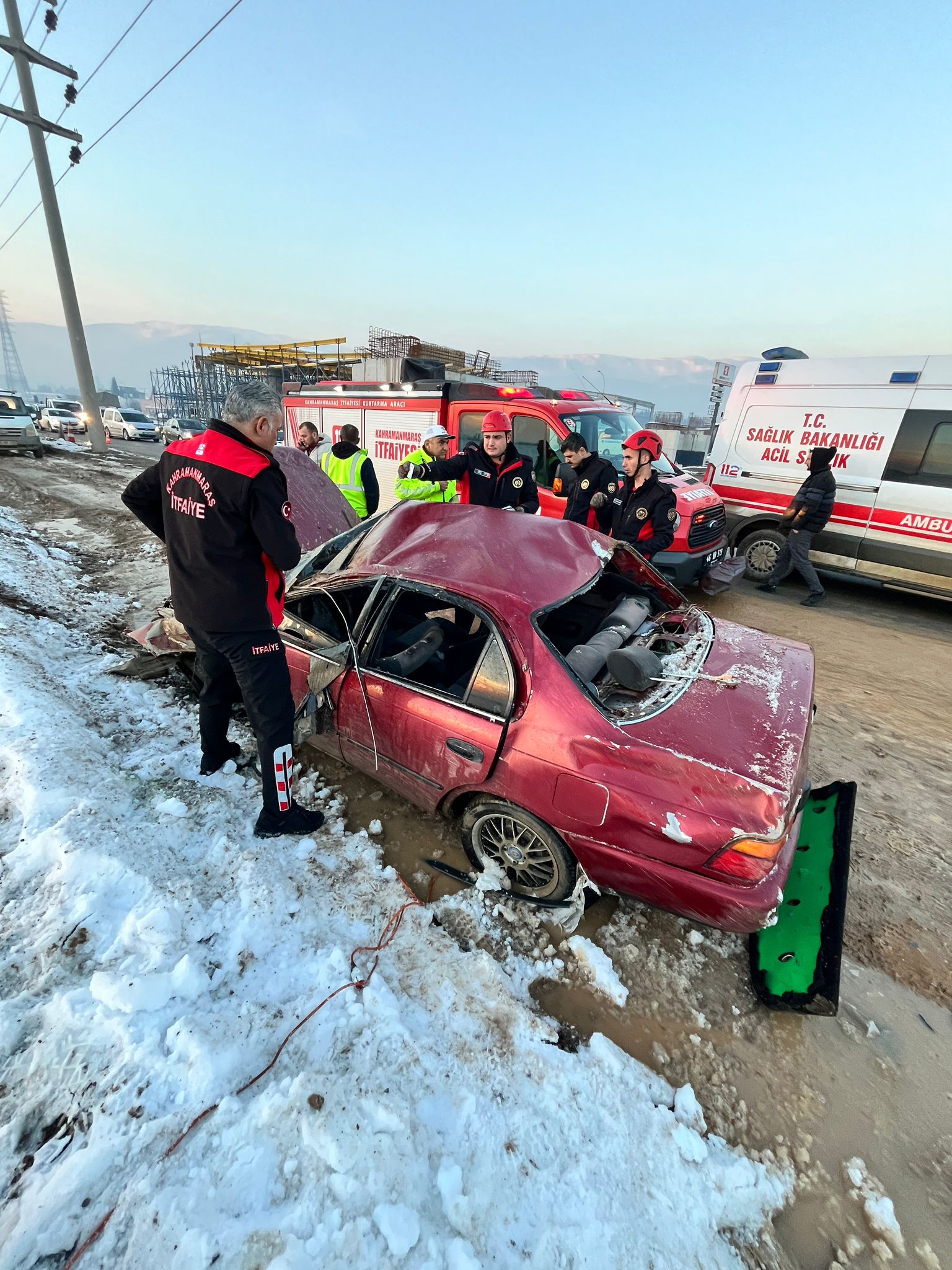 Kahramanmaraş Dulkadiroğlu’nda Trafik Kazası 1 Kişi Ağır Yaralandı