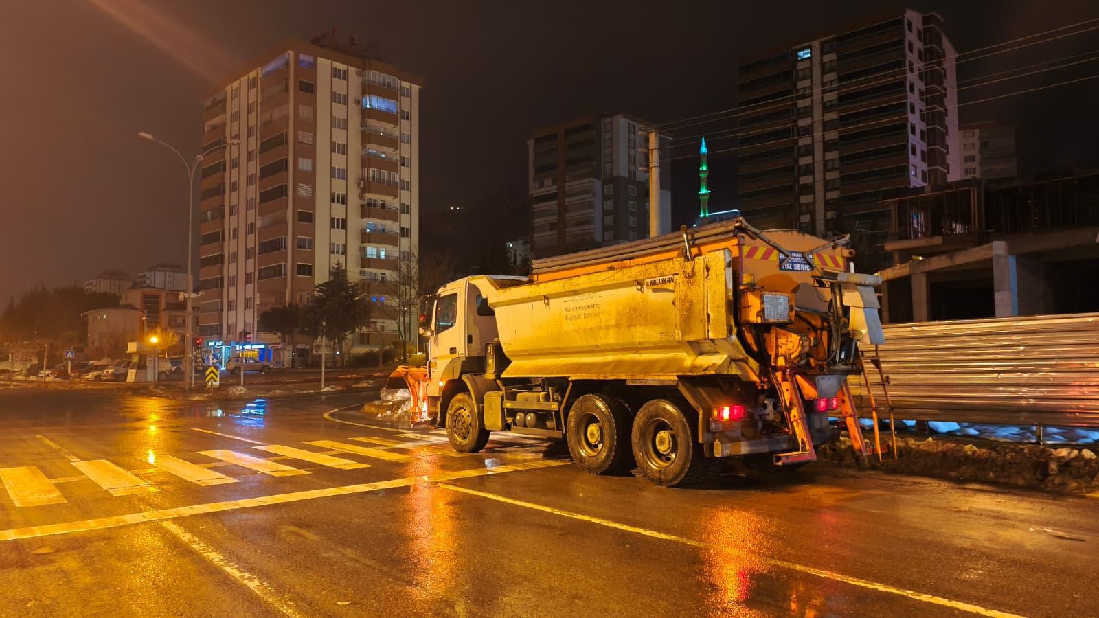 Kahramanmaraş’ta Kar Yağışı Öncesi Kritik Güzergâhlarda Önlemler Artırıldı (3)