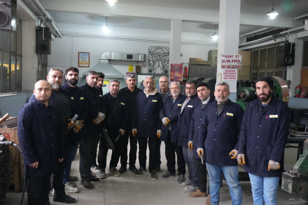 Kahramanmaraş’ta Mesleki Eğitimde Sanayi Iş Birliği Kaynakçılık Kursu Başladı (6)