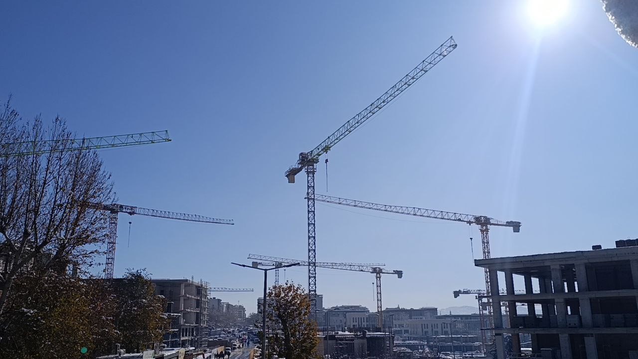 Kahramanmaraş’ta Şantiyeler Soğuk Hava Nedeniyle Durdu (4)