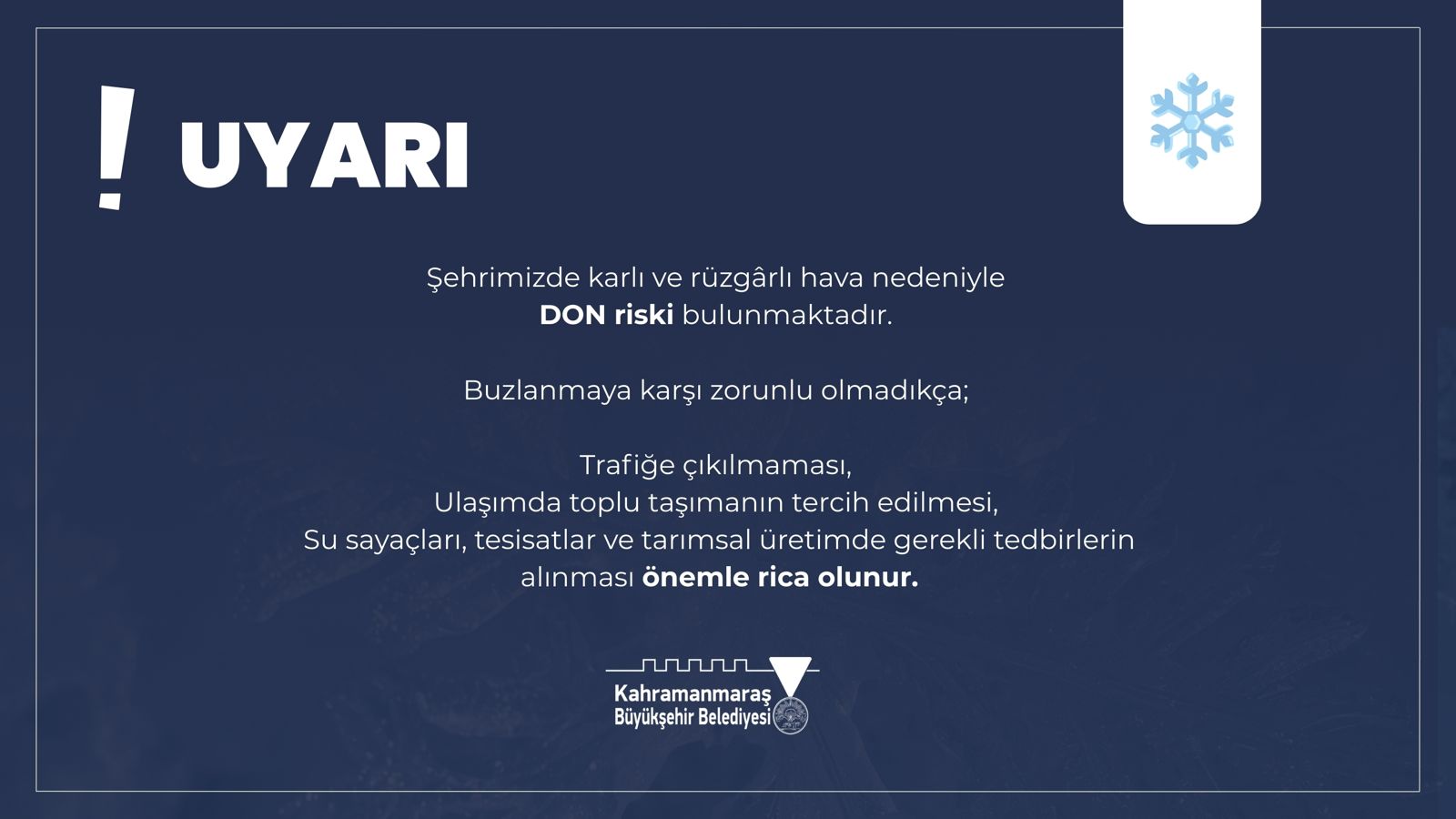 Kahramanmaraş’ta Soğuk Alarmı Don Ve Buzlanma Geliyor-1