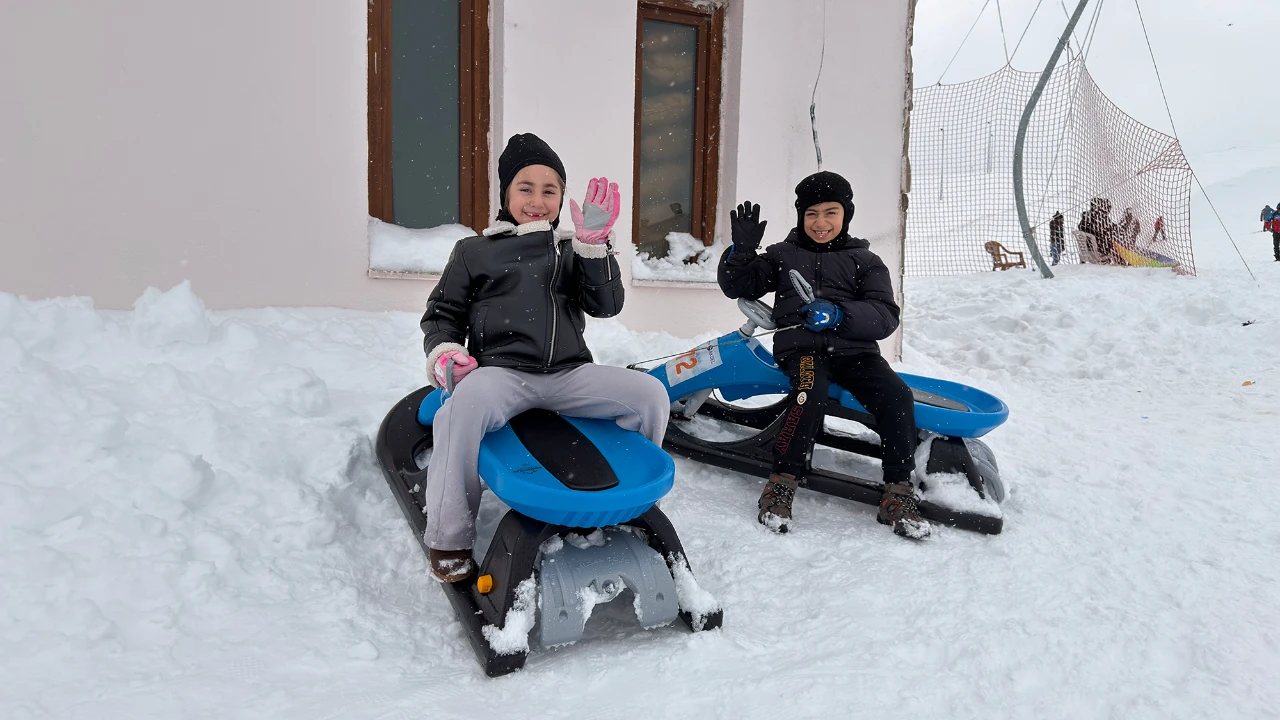 Kahramanmaraş’ta Yedikuyular Kayak Merkezi’ne Ziyaretçi Akını (4)