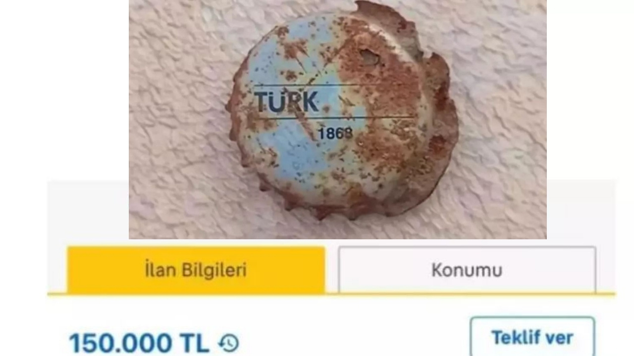 Sahibinden.com’daki Gazoz Kapağı Ilanı Ne 158 Yıllık Gazoz Kapağına Istenen Fiyat Şaşırttı