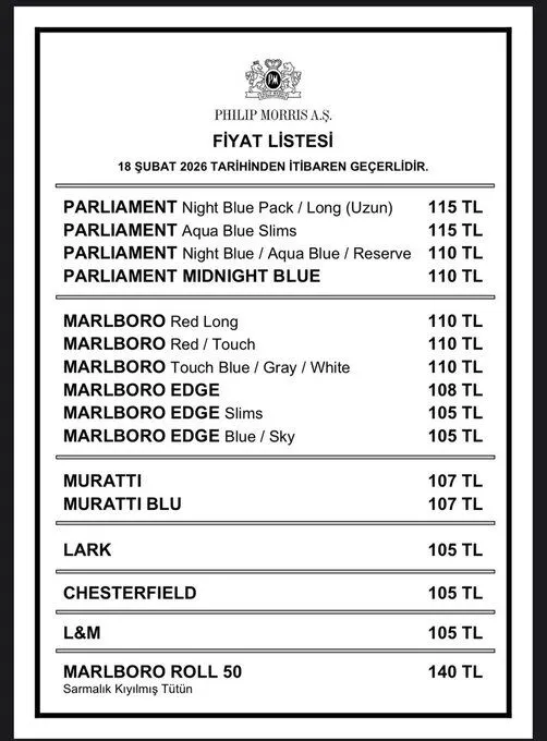 Cebinizi Yakacak Zam! En Ucuz Sigara 105 Tl Oldu