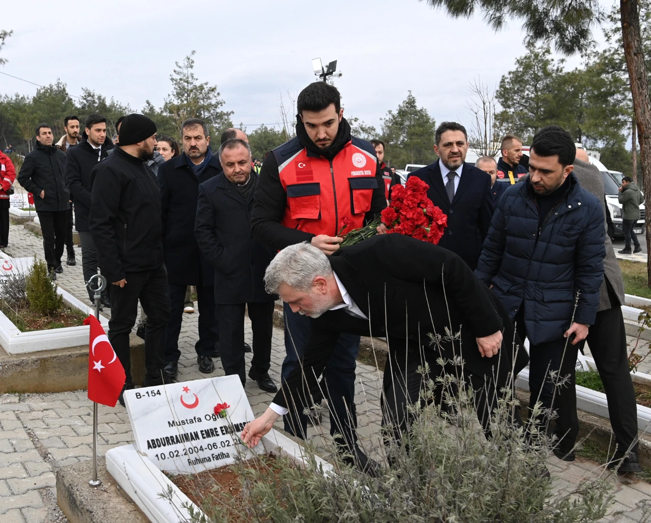 Deprem Şehitleri Üçüncü Yılında Mezarları Başında Anıldı (1)