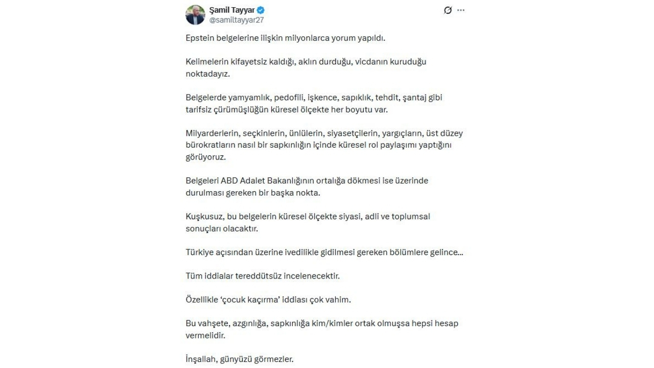 Epstein Belgelerindeki Türkiye Detayı Ne Türkiye’den Çocuklar Kaçırıldı Mı (1)