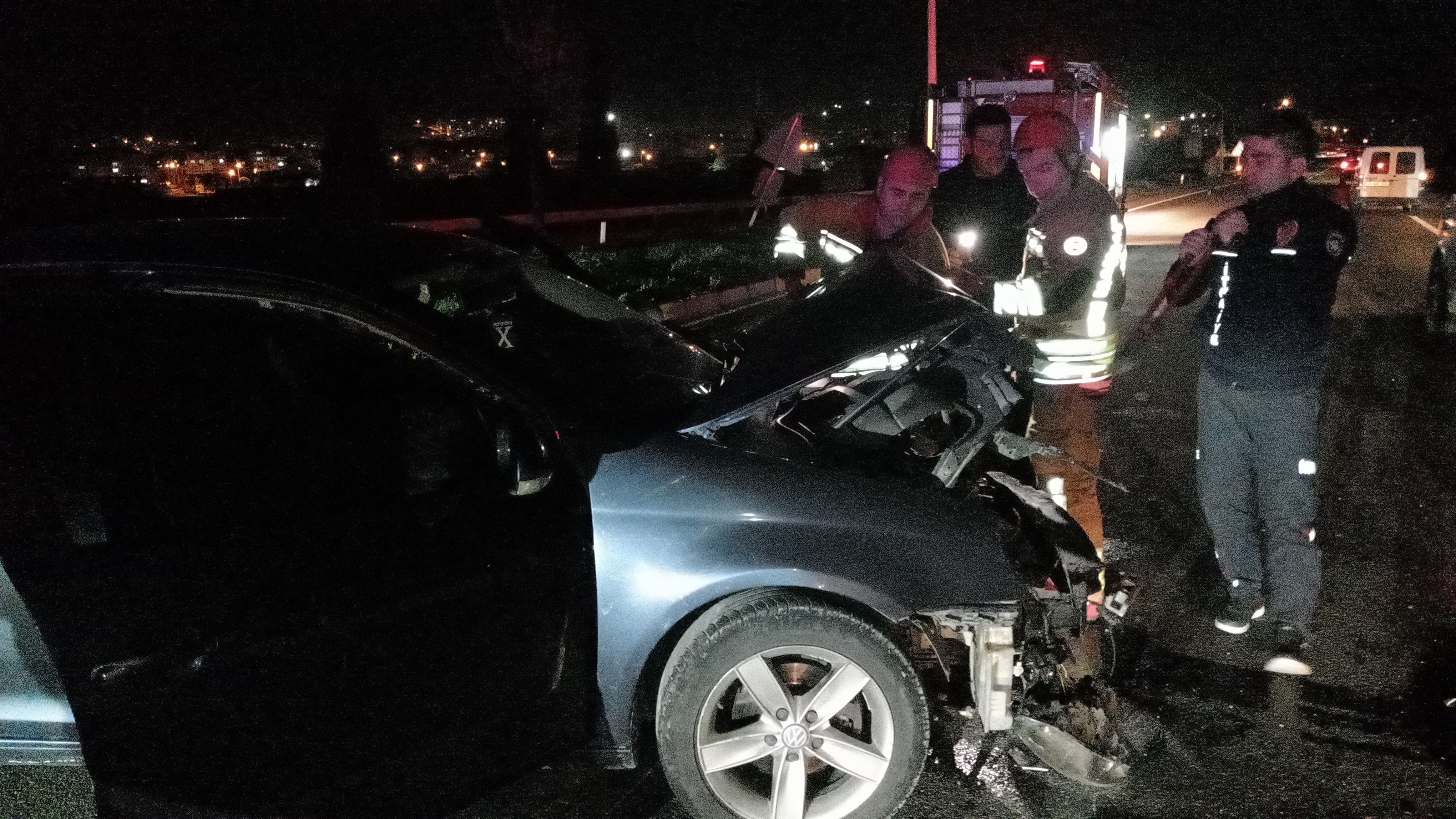 Hurdaya Dönen Araçtan Burnu Bile Kanamadan Çıktı1