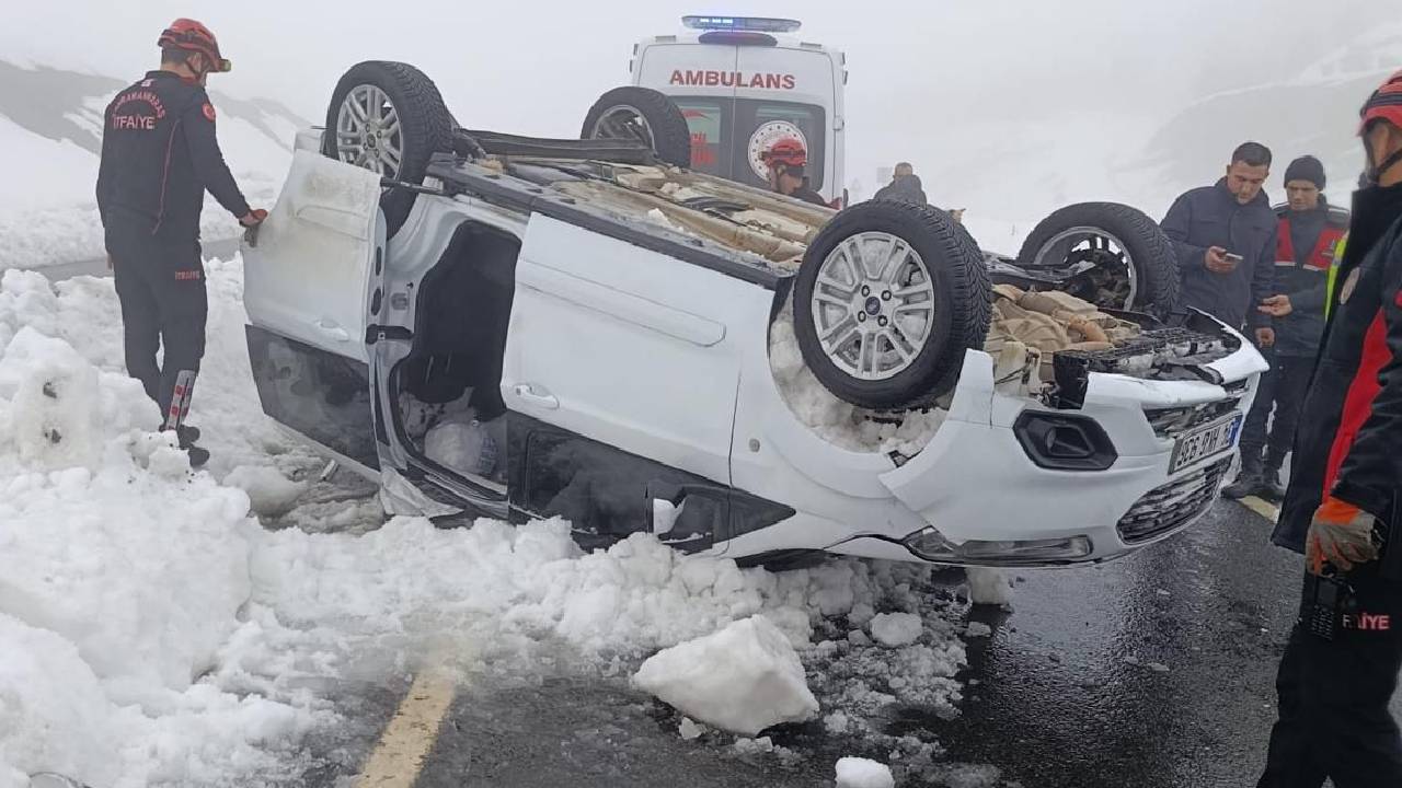 Kahramanmaraş Andırın yolunda korkutan kaza: 6 yaralı