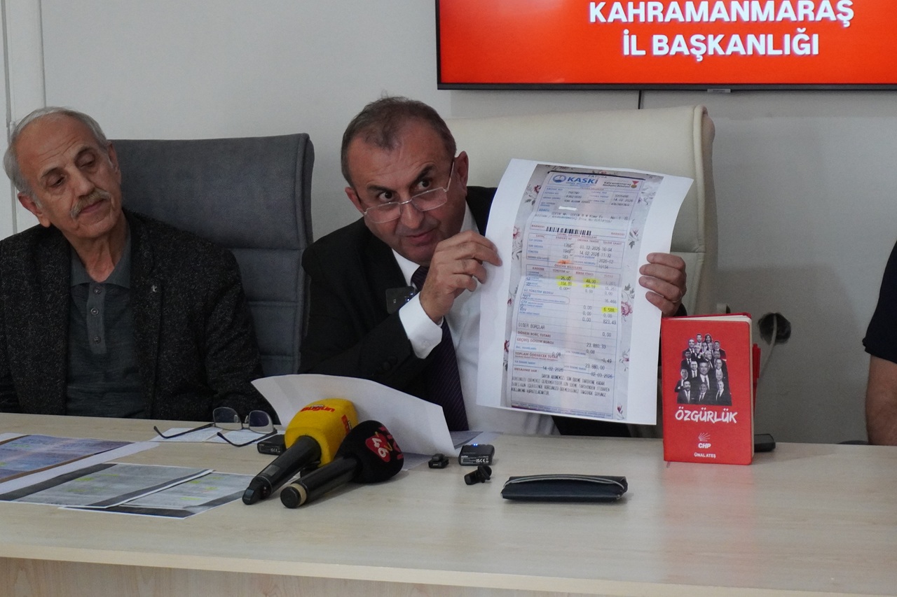 Kahramanmaraş’ta 400 Tl’lik Su Faturası 3.300 Tl Oldu (4)