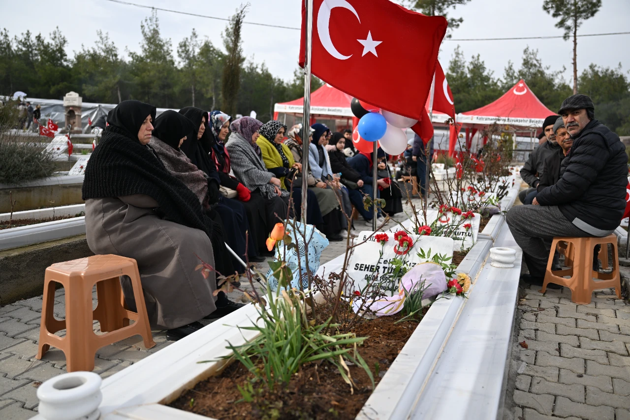 Kahramanmaraş’ta Deprem Şehitlerinin Kabirleri Başında Gözyaşı Ve Dua (2)