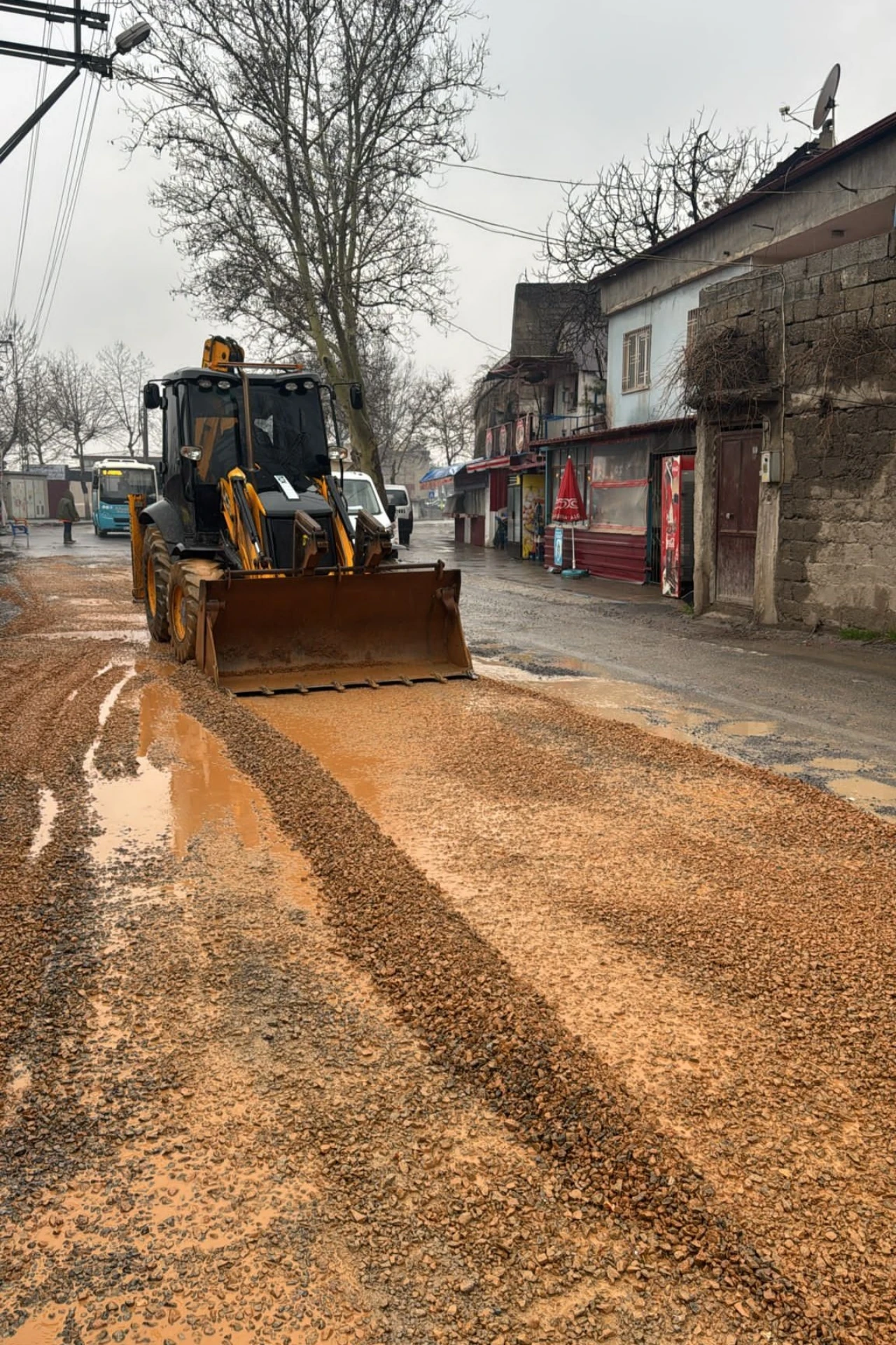 Kahramanmaraş’ta Yağış Sonrası Bozulan Yollar Onarılıyor (5)