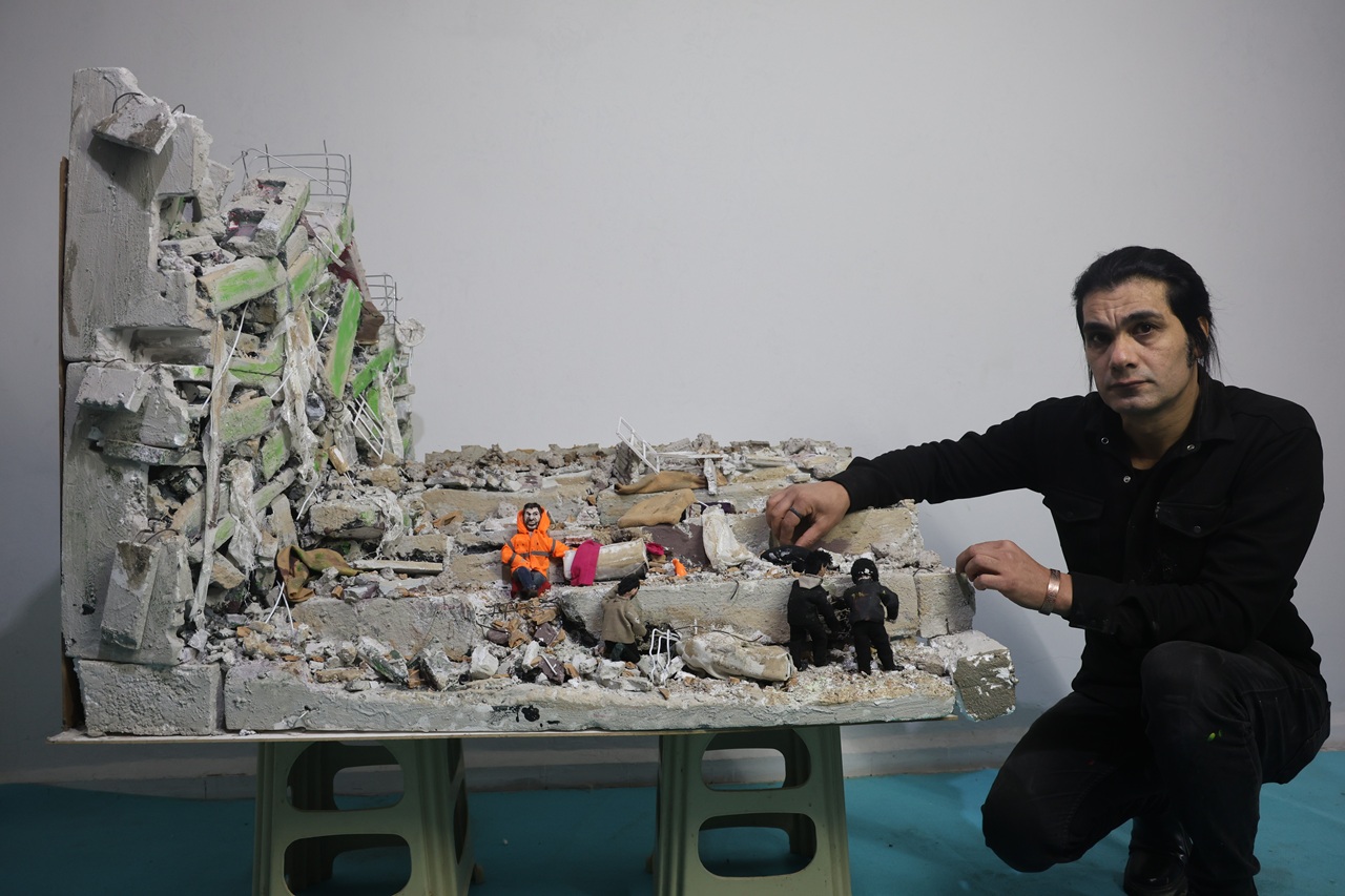 Kahramanmaraş’taki O Acı Kare Sanatla Yeniden Hayat Buldu (1)-1