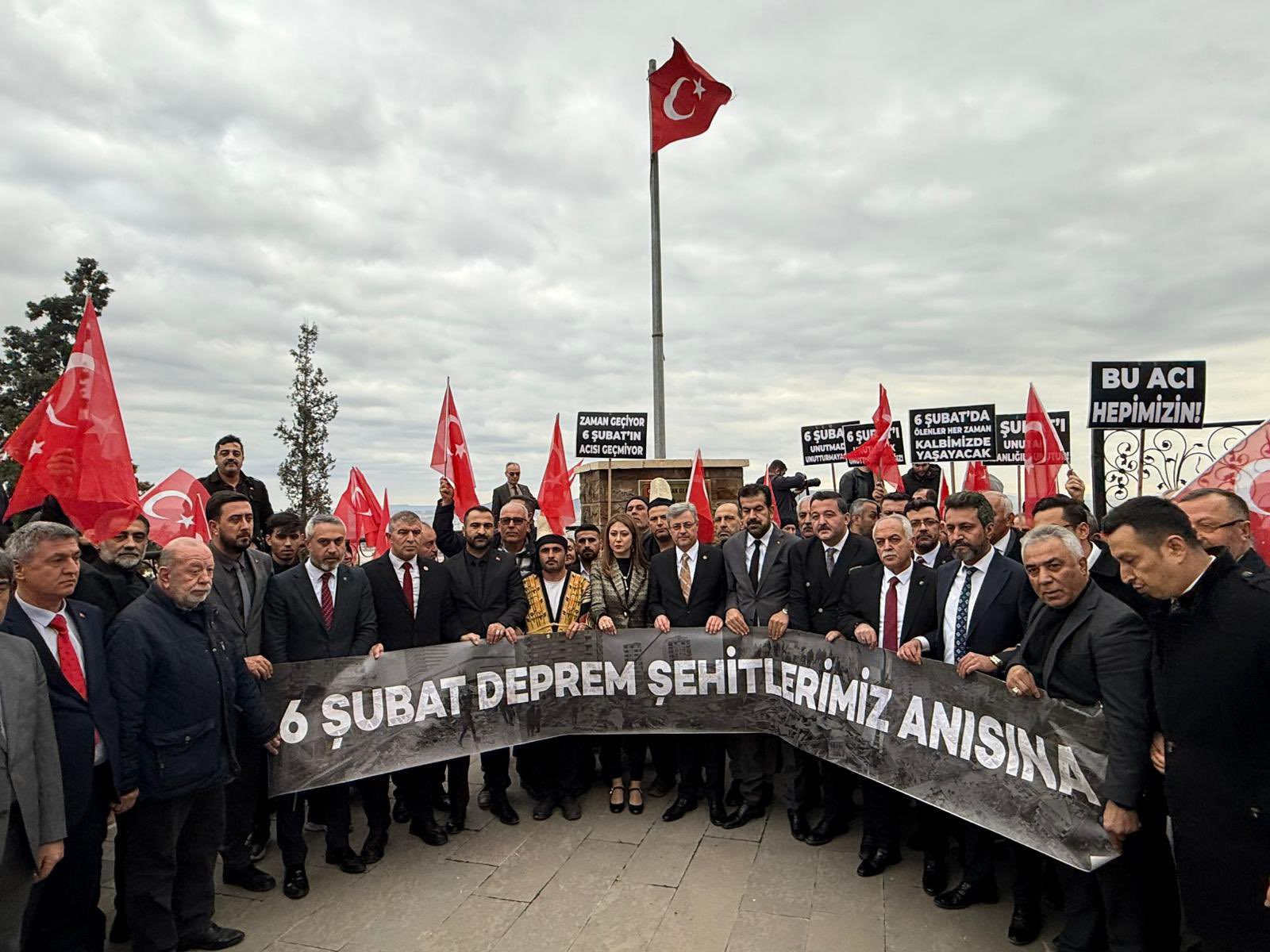 Mhp Kahramanmaraş Teşkilatı 6 Şubat’ın 3. Yılında Kaleye Yürüdü (1)