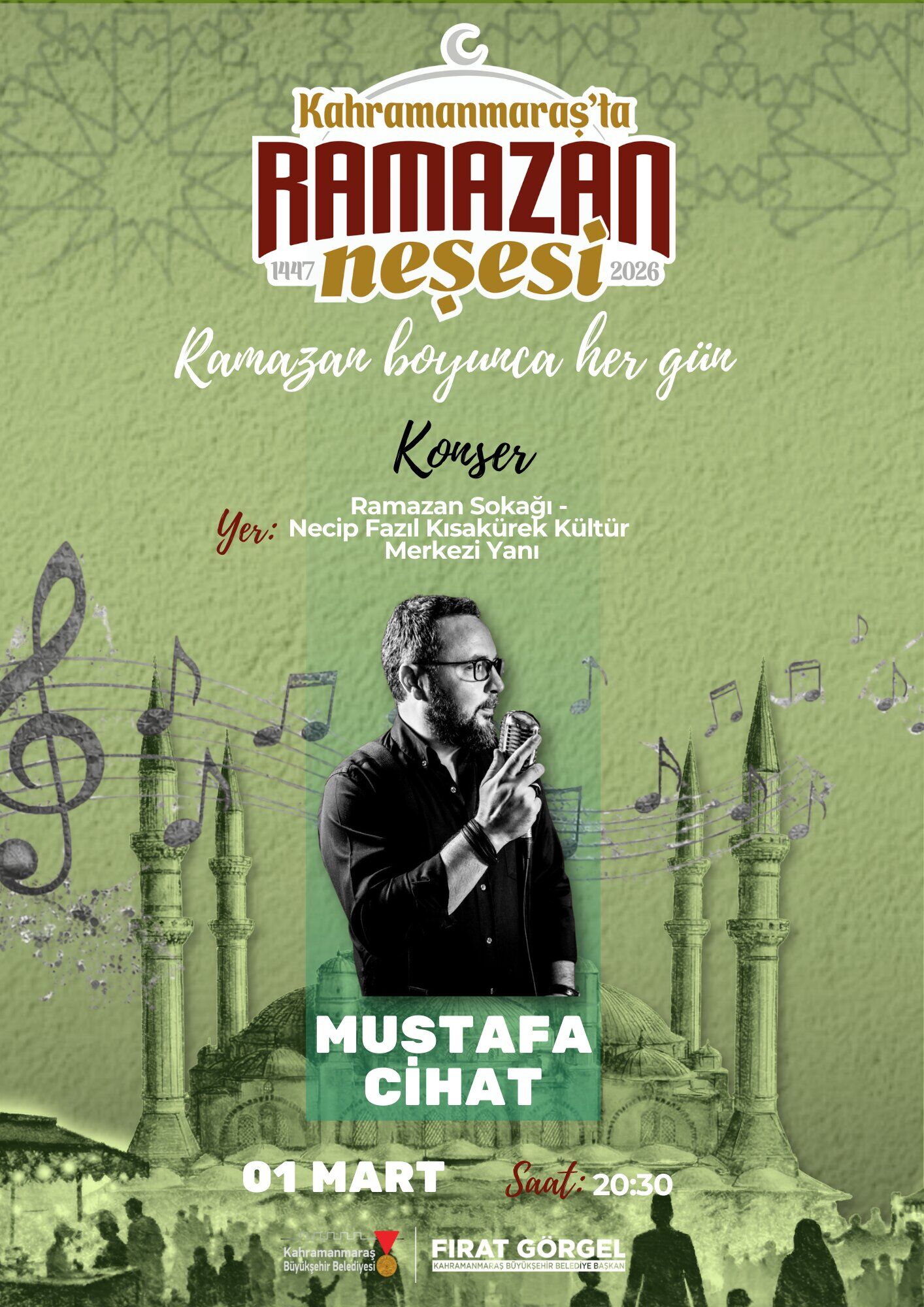 Mustafa Cihat, Ramazan Sokağı’nda Ezgi Ve İlahilerle Kahramanmaraşlılarla Buluşuyor-1