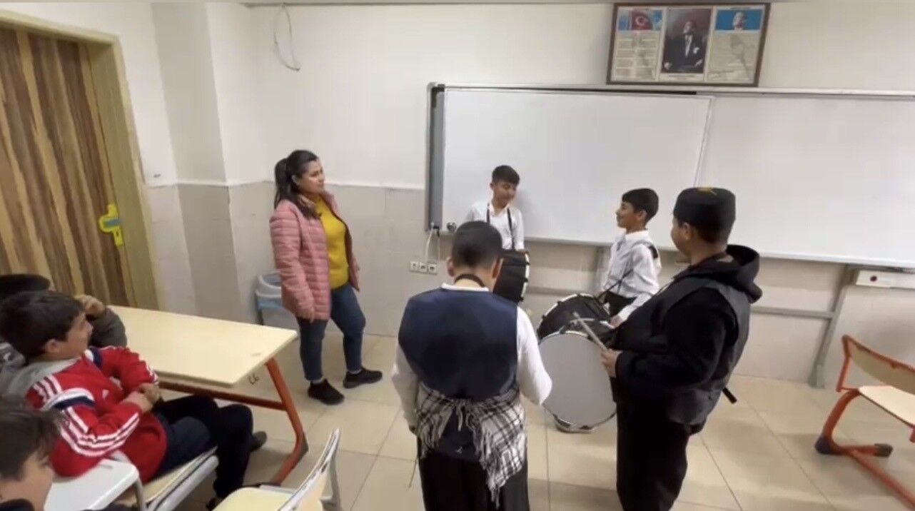 Osmaniye’de Ramazan Davulu Okulda Çaldı (2)