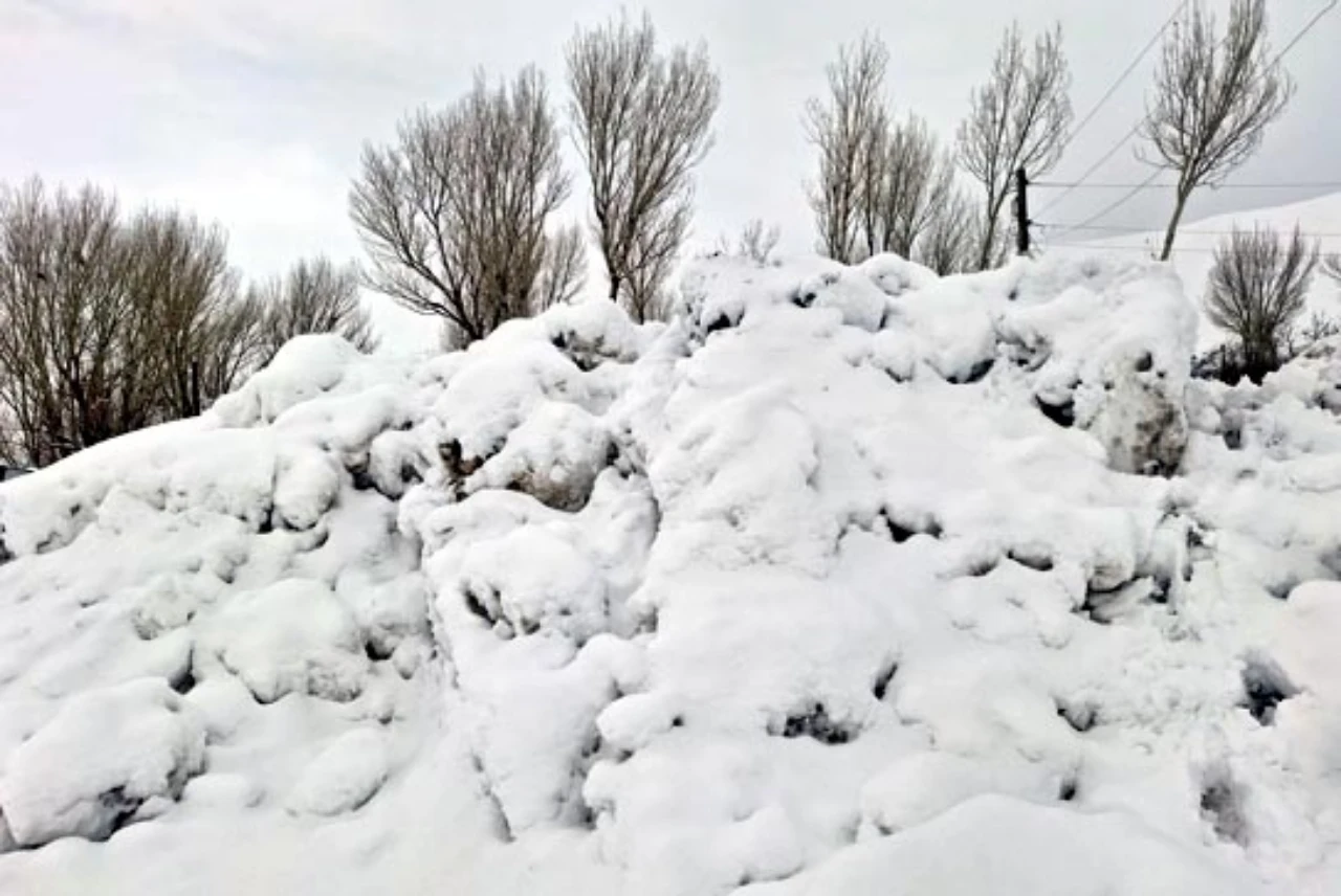 Van’da Yoğun Kar Yağışı Nedeniyle 76 Yerleşim Yeri Ulaşıma Kapandı (5)