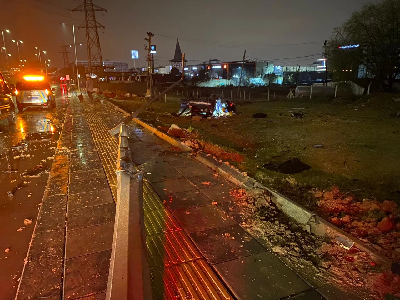 Ankara'da Feci Kaza! Otomobil Takla Attı, Sürücü Hayatını Kaybetti (4)