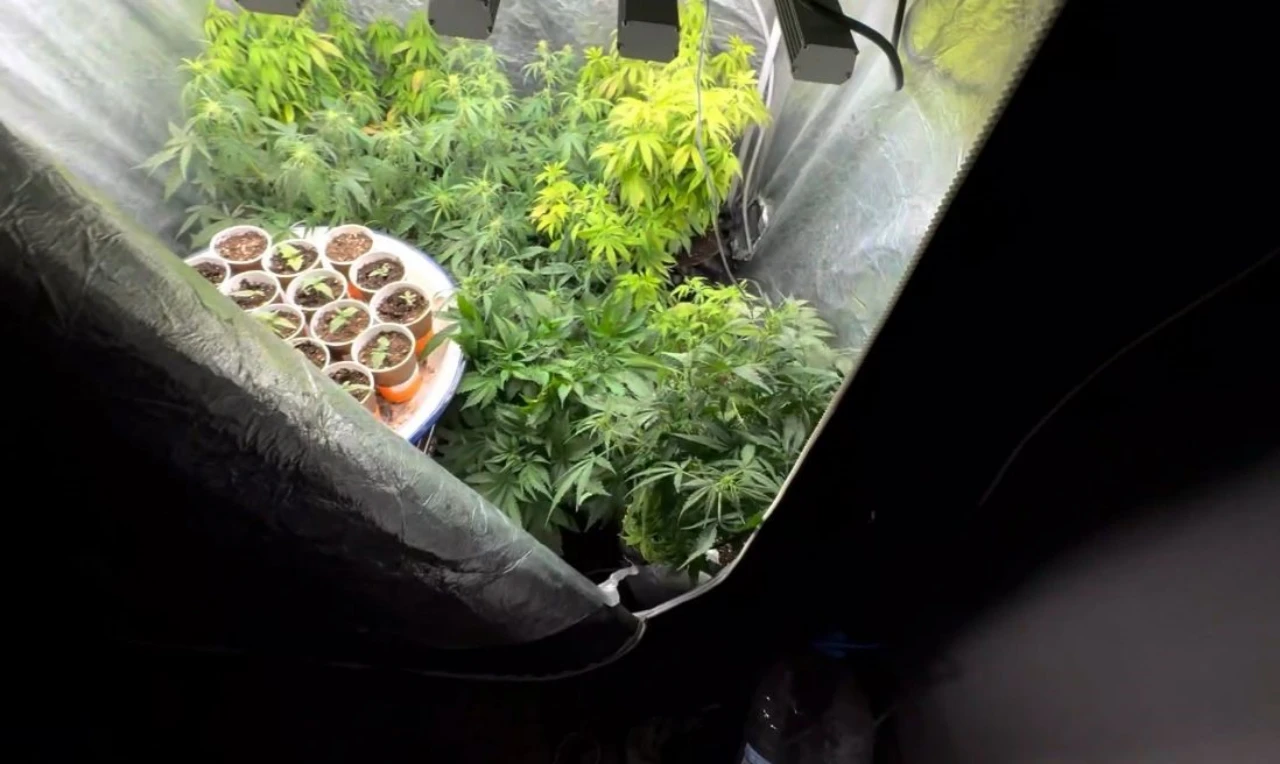 Bir Evde Yasaklı Madde Imalathanesi Ortaya Çıkarıldı (2)