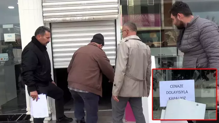 'Cenaze dolayısıyla kapalıyız' yazısı asılan kuyumcu dükkanında 50 milyon liralık vurgun iddiası