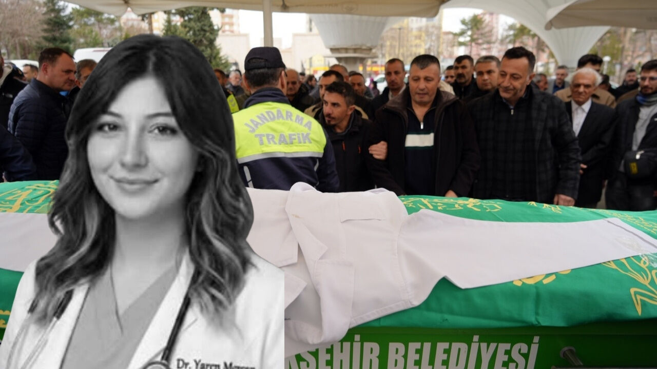 Doktor adayı Yaren Mercan son yolculuğuna beyaz önlüğüyle uğurlandı