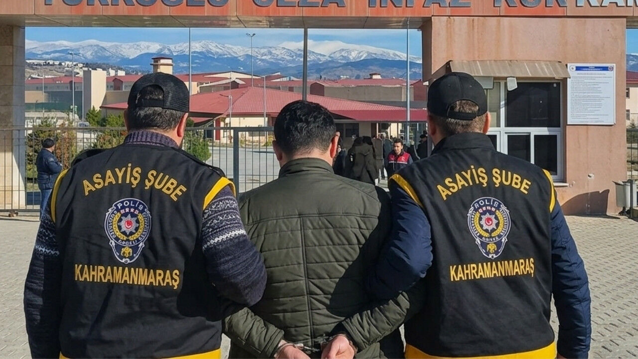 Kahramanmaraş'ta 12 yıl hapis cezası bulunan firari yakalandı