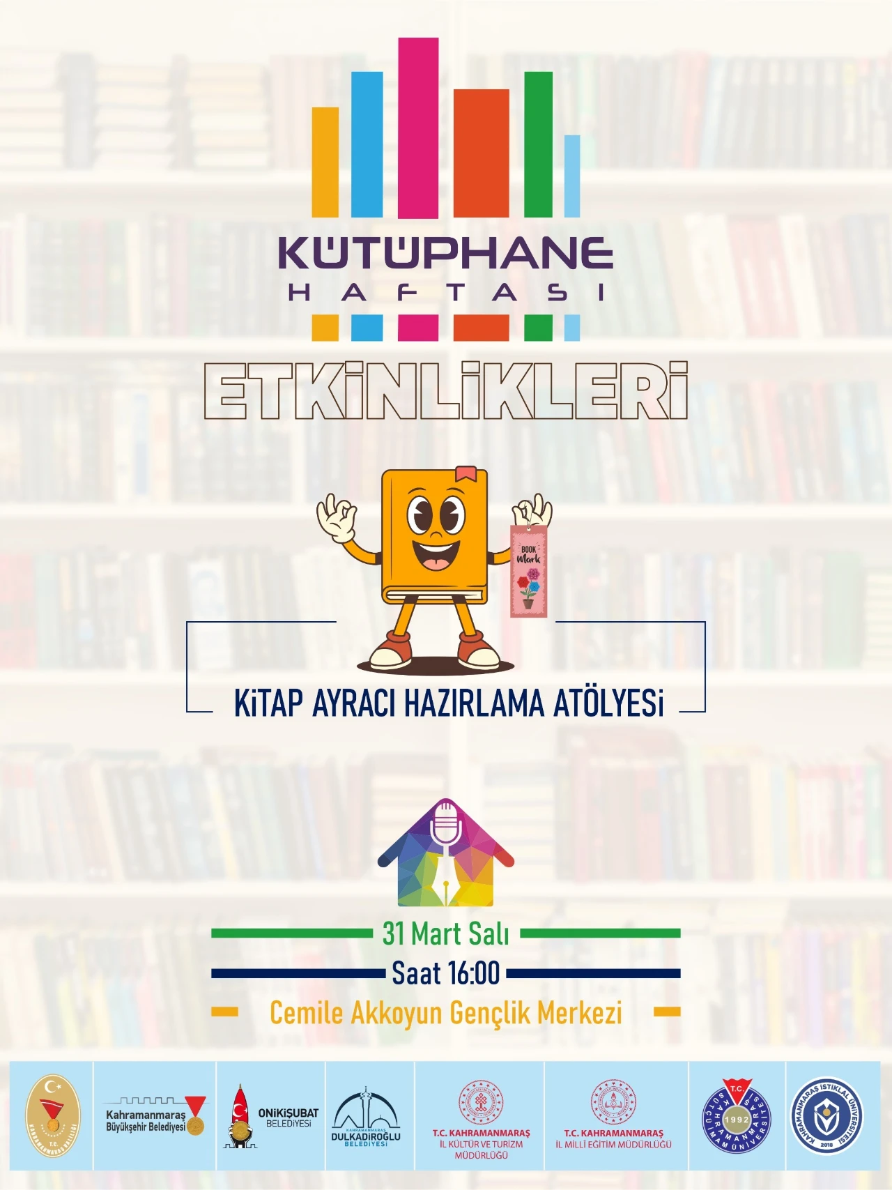 Kahramanmaraş'ta 62. Kütüphane Haftası Programı Belli Oldu (2)