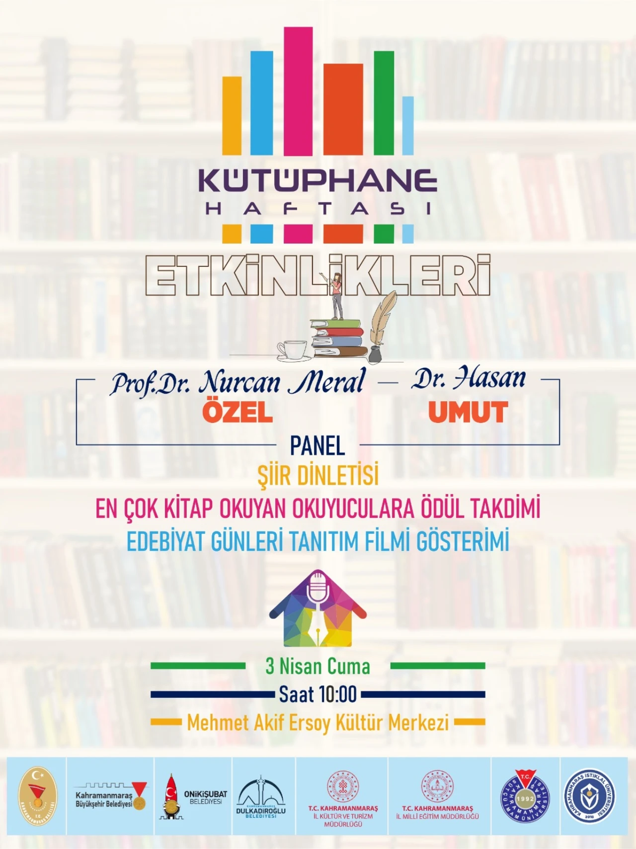 Kahramanmaraş'ta 62. Kütüphane Haftası Programı Belli Oldu (4)