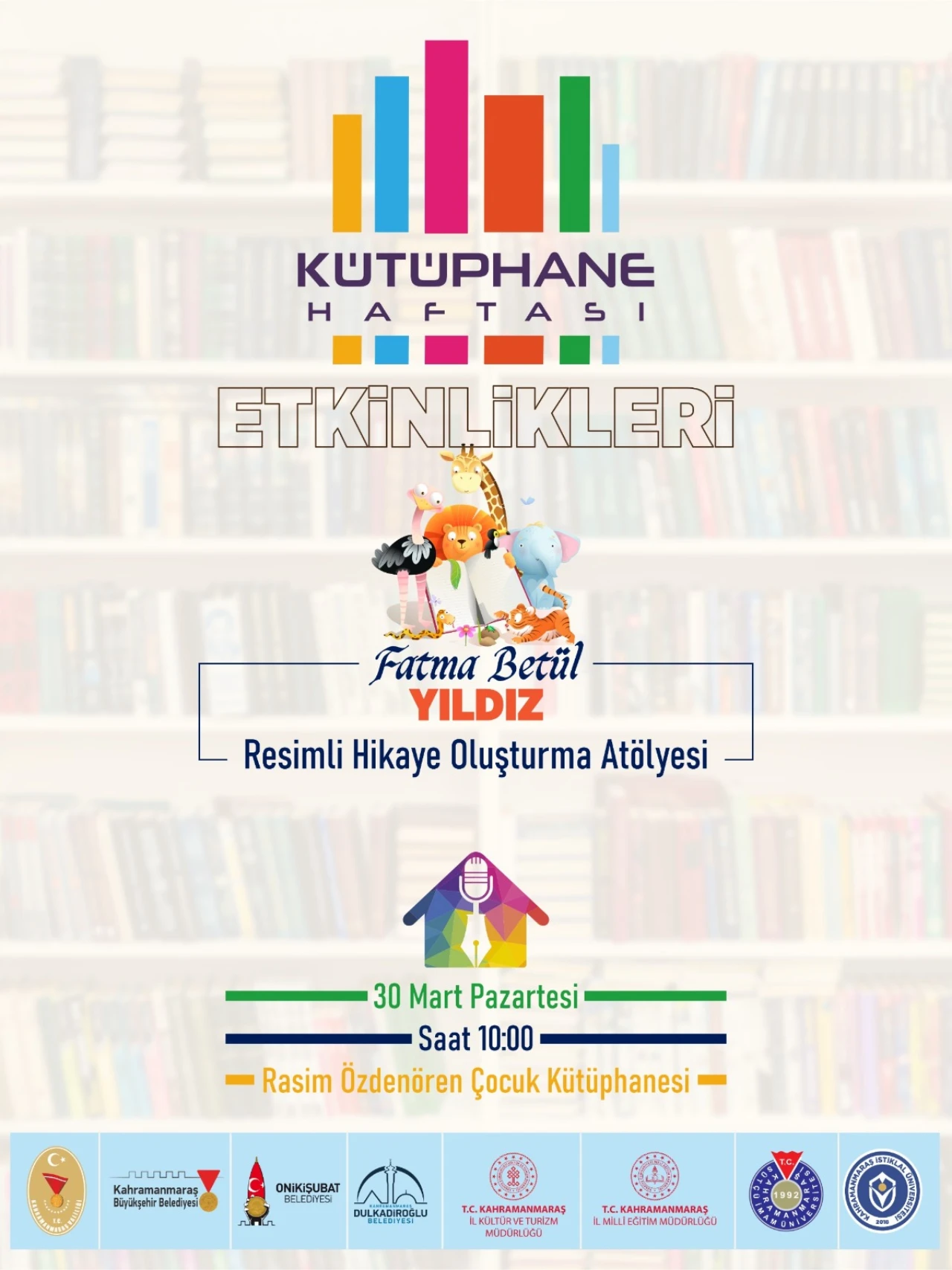 Kahramanmaraş'ta 62. Kütüphane Haftası Programı Belli Oldu (7)