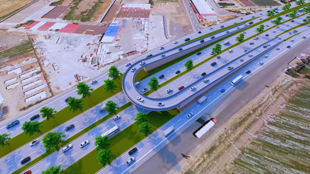 Kahramanmaraş’ta Dev Ulaşım Yatırımı Yükseliyor! Sanayi Kavşağı’nda Sona Yaklaşıldı (11)