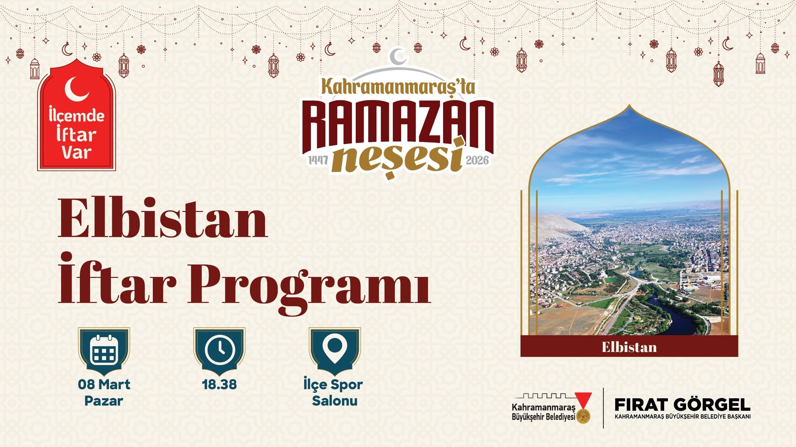 Kahramanmaraş'ta Gönül Sofrası 8 Mart’ta Elbistan’da Kurulacak-1