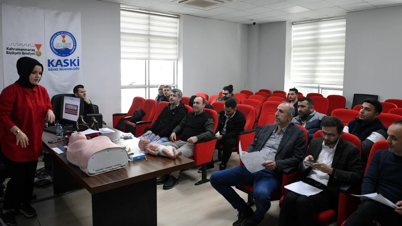 Kahramanmaraş’ta Hayat Kurtaran Eğitim! Kaski̇ Personeli Acil Durumlara Hazır (2)