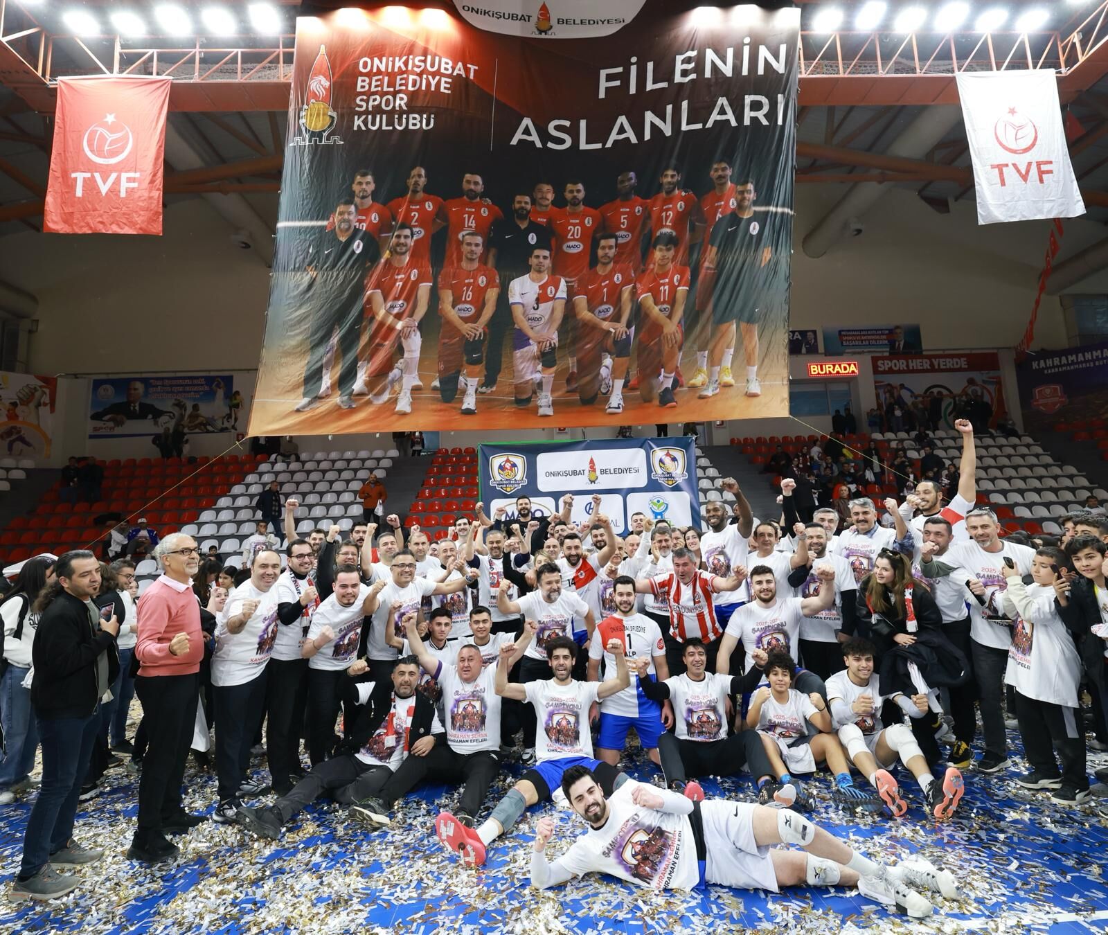 Kahramanmaraş’ta Onikişubat Belediyespor Efeler Ligi’ne Yükseldi (5)