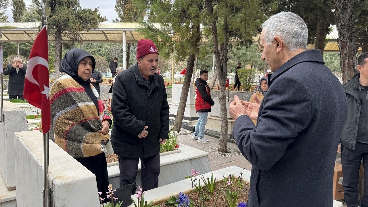 Kahramanmaraş'ta Ramazan Bayramı Arifesinde Mezarlıklar Ziyaret Edildi (1)