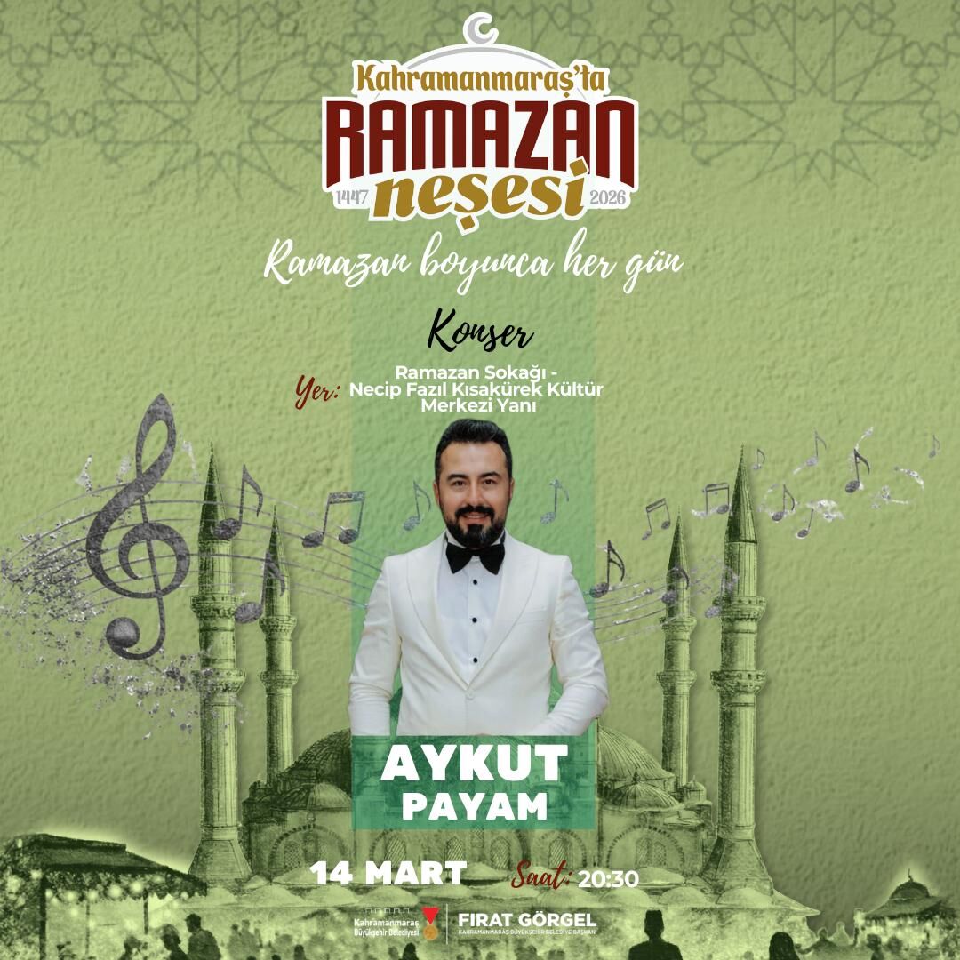 Kahramanmaraş’ta Ramazan Sokağı’nda Tasavvuf Musiki Konseri Düzenlenecek