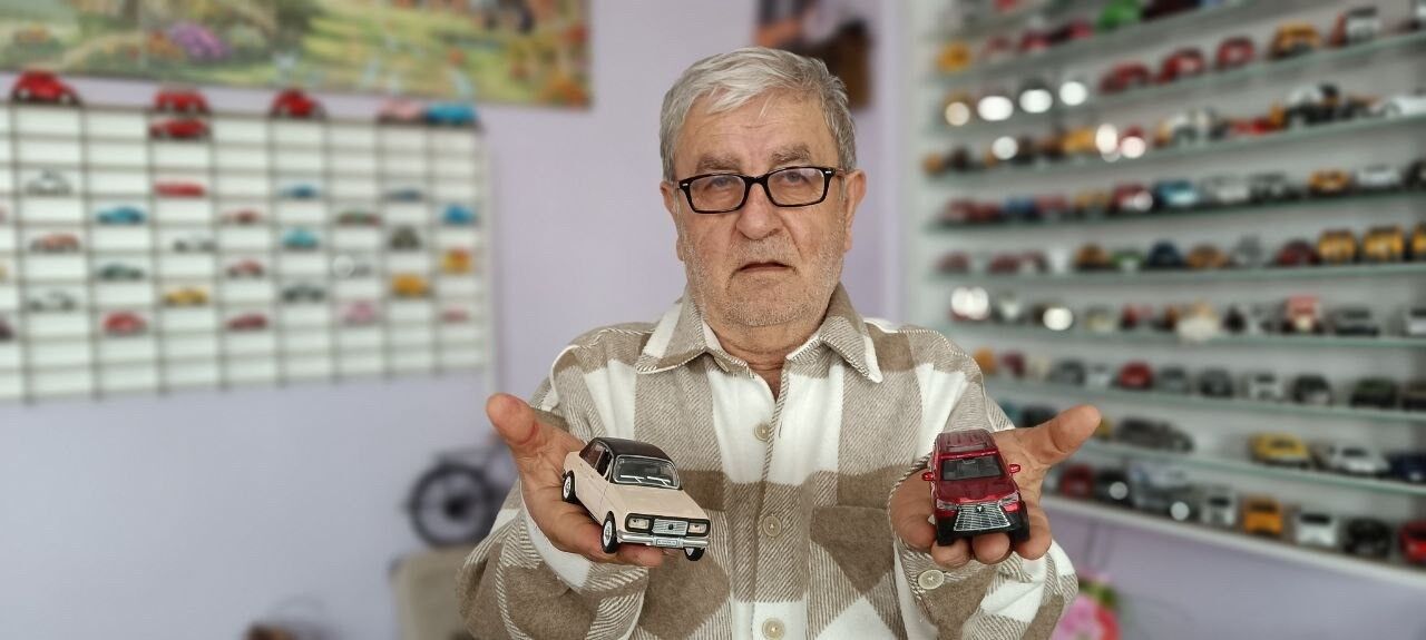 Kahramanmaraş’ta Sigarayı Bırakan Emeklinin Maket Araç Koleksiyonu Görenleri Hayrete Düşürüyor (3)