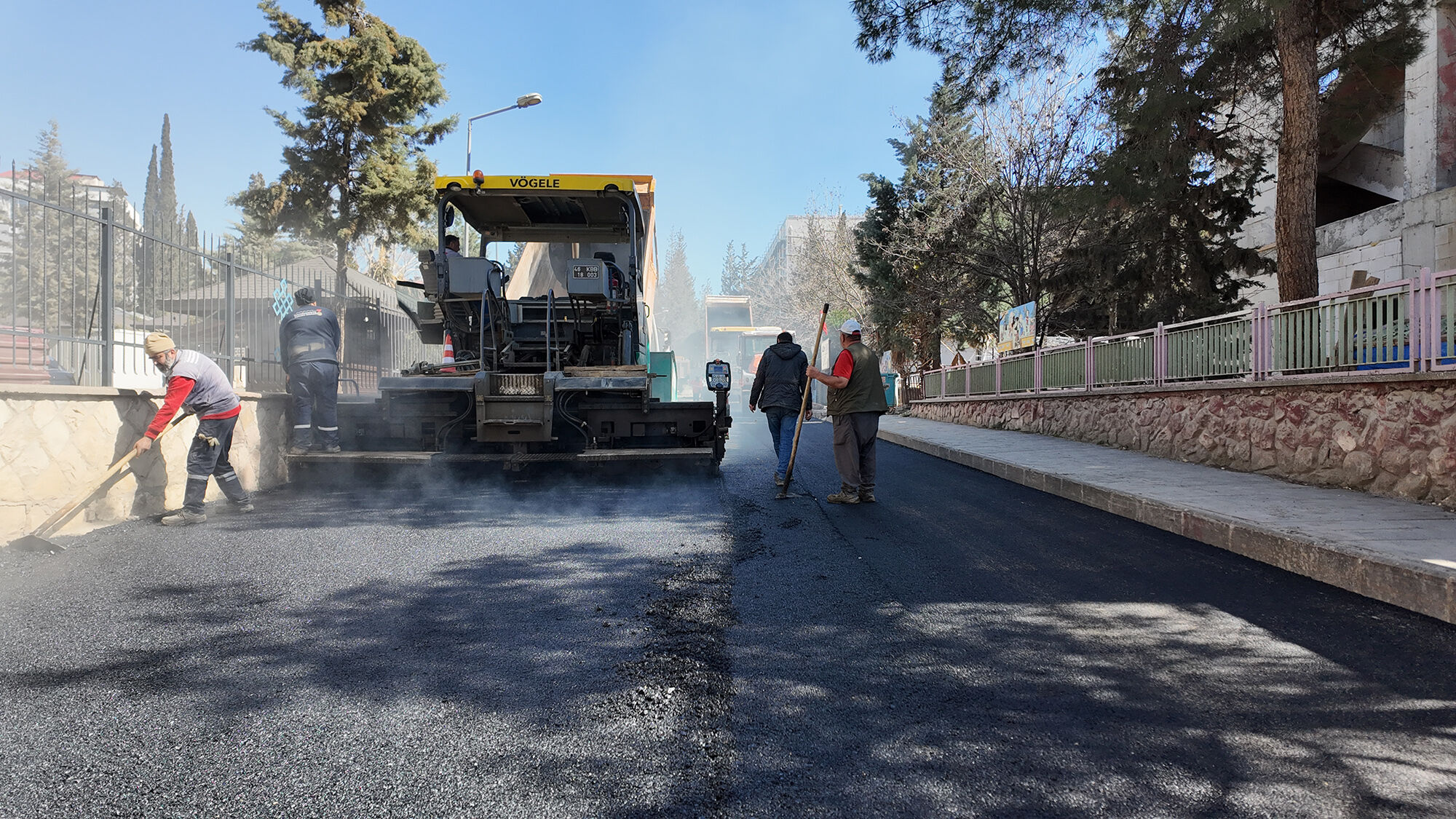 Kahramanmaraş’ta Yol Atağı Yenişehir’de Cadde Ve Sokaklar Yenileniyor (3)