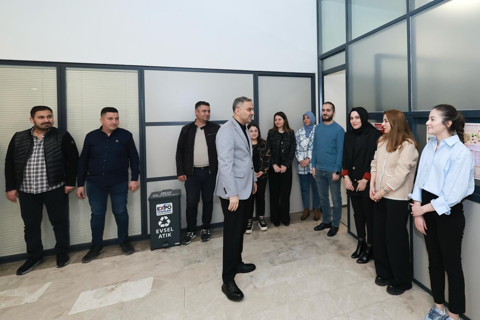 Onikişubat Belediye Başkanı Hanifi Toptaş Belediye Personeliyle Bayramlaştı (6)