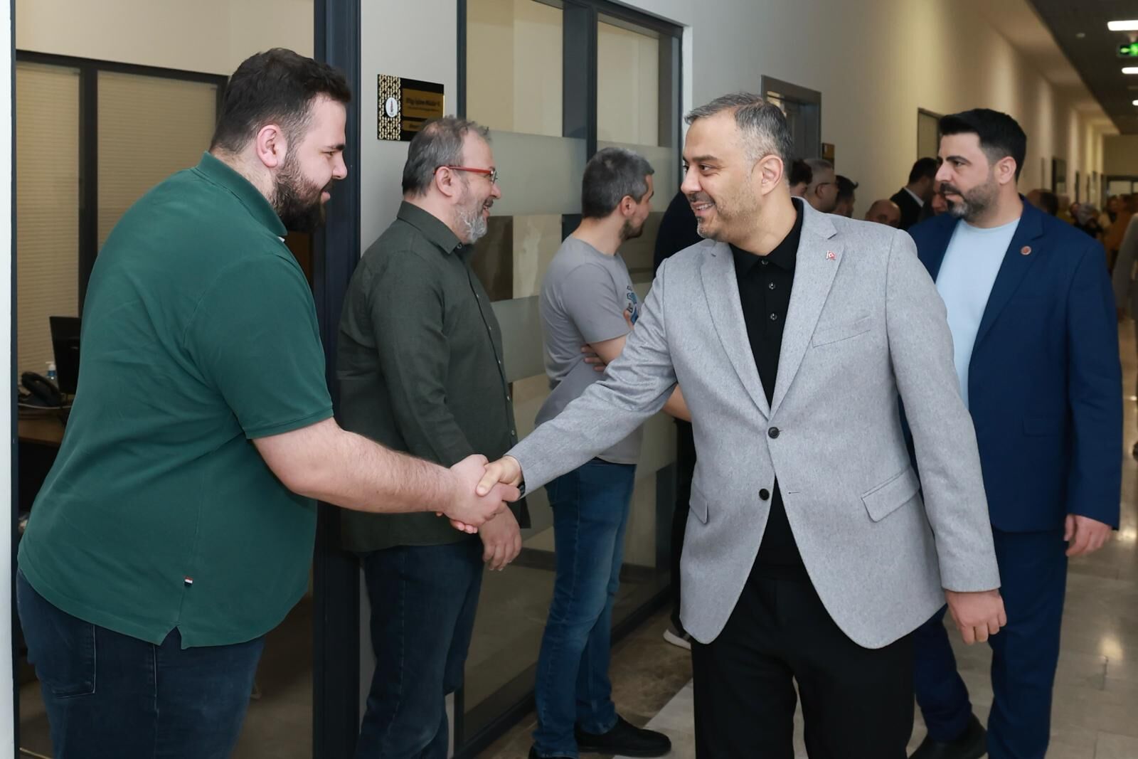 Onikişubat Belediye Başkanı Hanifi Toptaş Belediye Personeliyle Bayramlaştı (7)