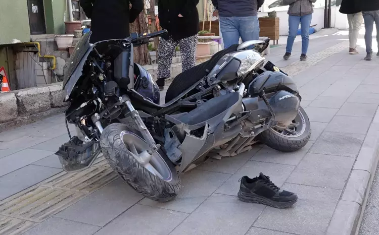 Polisten Kaçan Motosiklet Sürücüsü Kazada Öldü Plakayı Bezle Kapatmış (5)