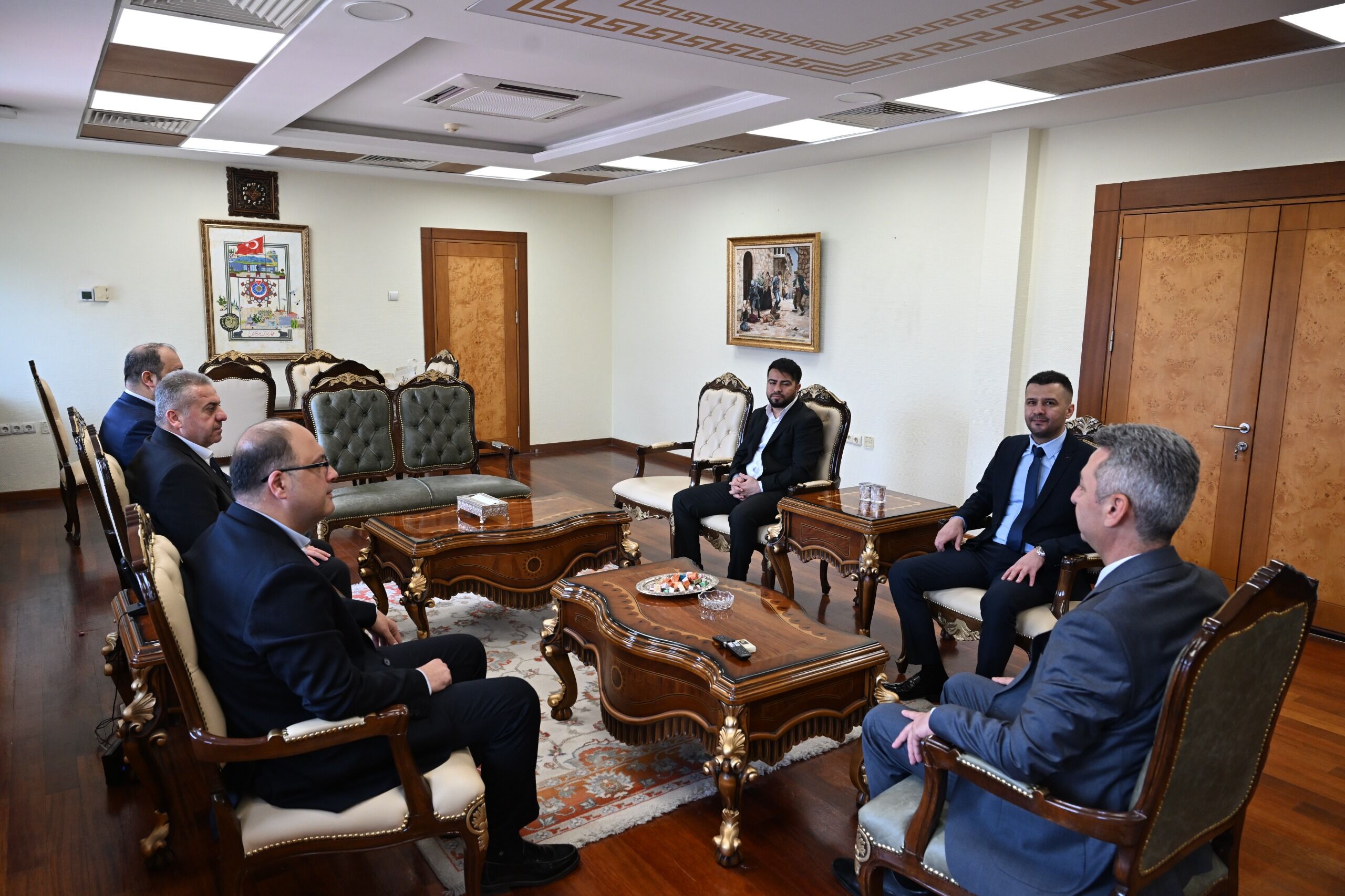 Sağlık Sen’den Ksü Rektörü Okumuş’a Ziyaret (2)