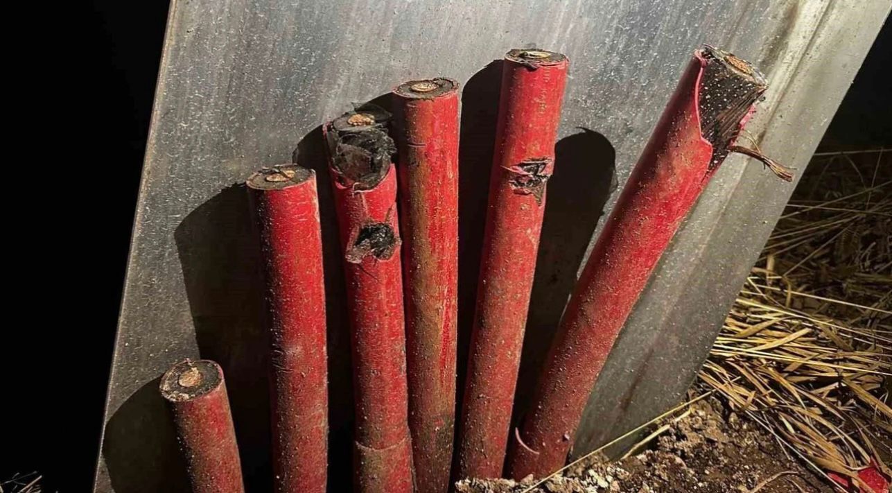 Vinç Kiralayıp 1 Milyonluk Gerilim Hattı Kablosunu Çaldılar (2)