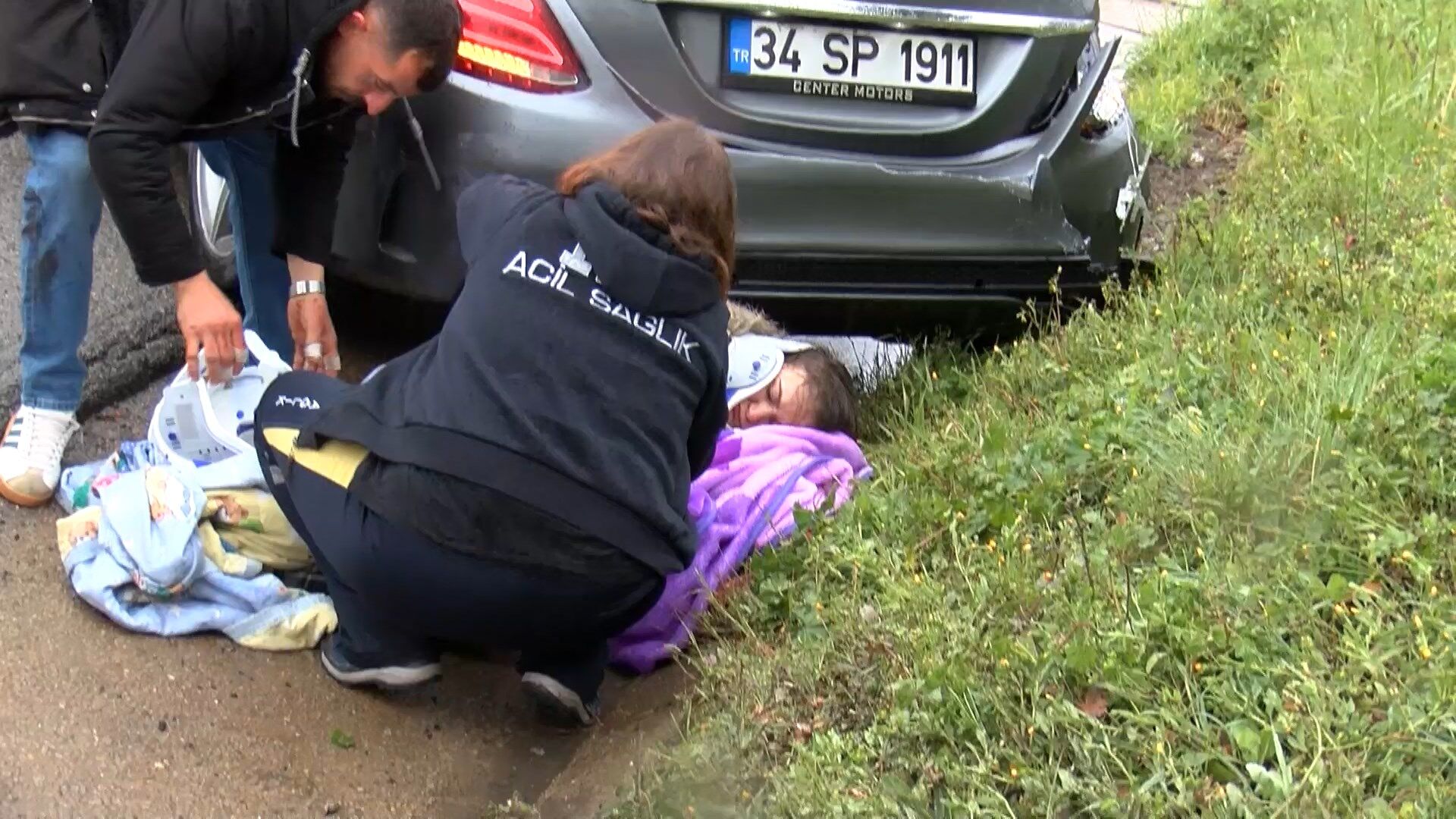 Yağış Kazayı Getirdi! 2’Si Çocuk 7 Kişi Yaralandı (4)