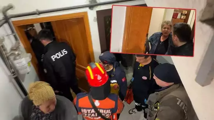 13 Köpeğiyle Yaşadığı Dairede Uyuyakaldı; Itfaiye Kapıyı Kırınca Uyandı (1)