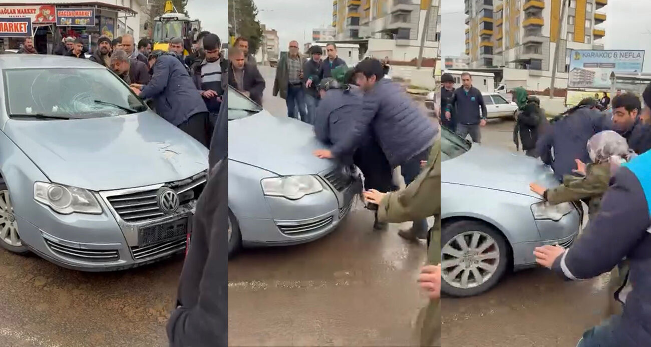 14 yaşındaki çocuğa çarpıp kalabalığın üzerine aracını sürerek kaçtı