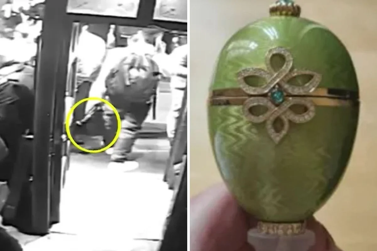 90 Milyon TL’lik Fabergé Yumurtasını Çaldı, Sadece Sigara Aldı!